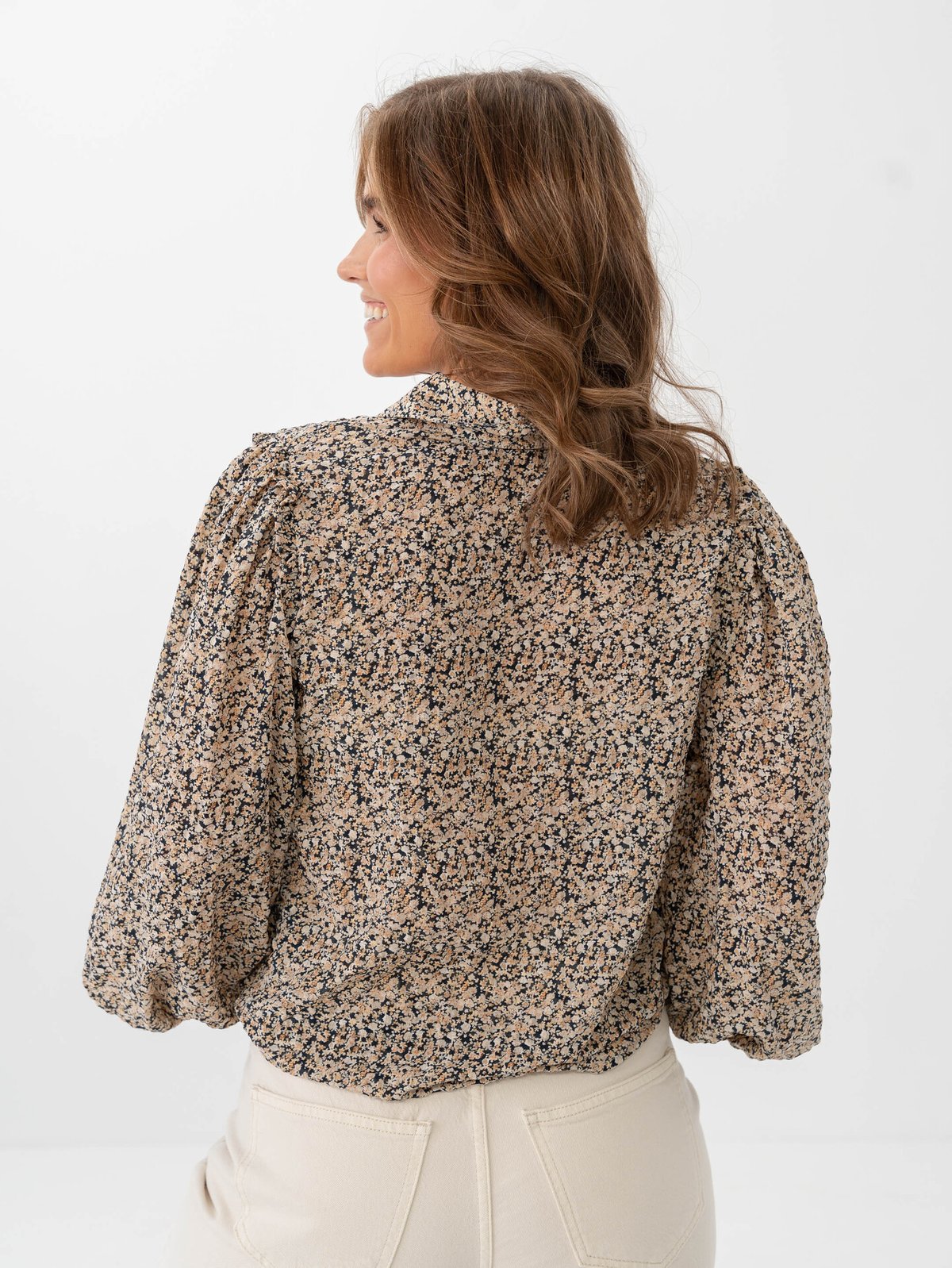 Vero Moda Aware Noelle Long Sleeve Shirt Salute Leona Silver Lining