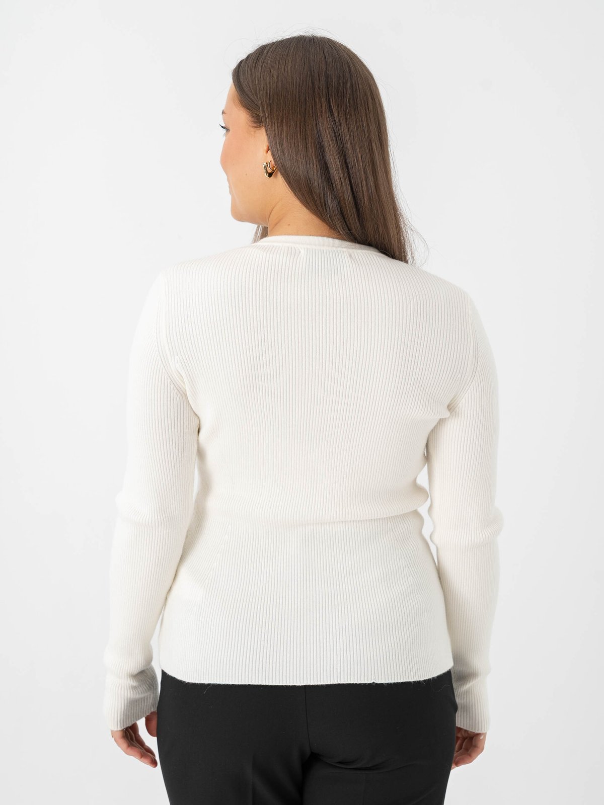 Vero Moda Aware Long Sleeve O-Neck Knit Cardigan Snow White