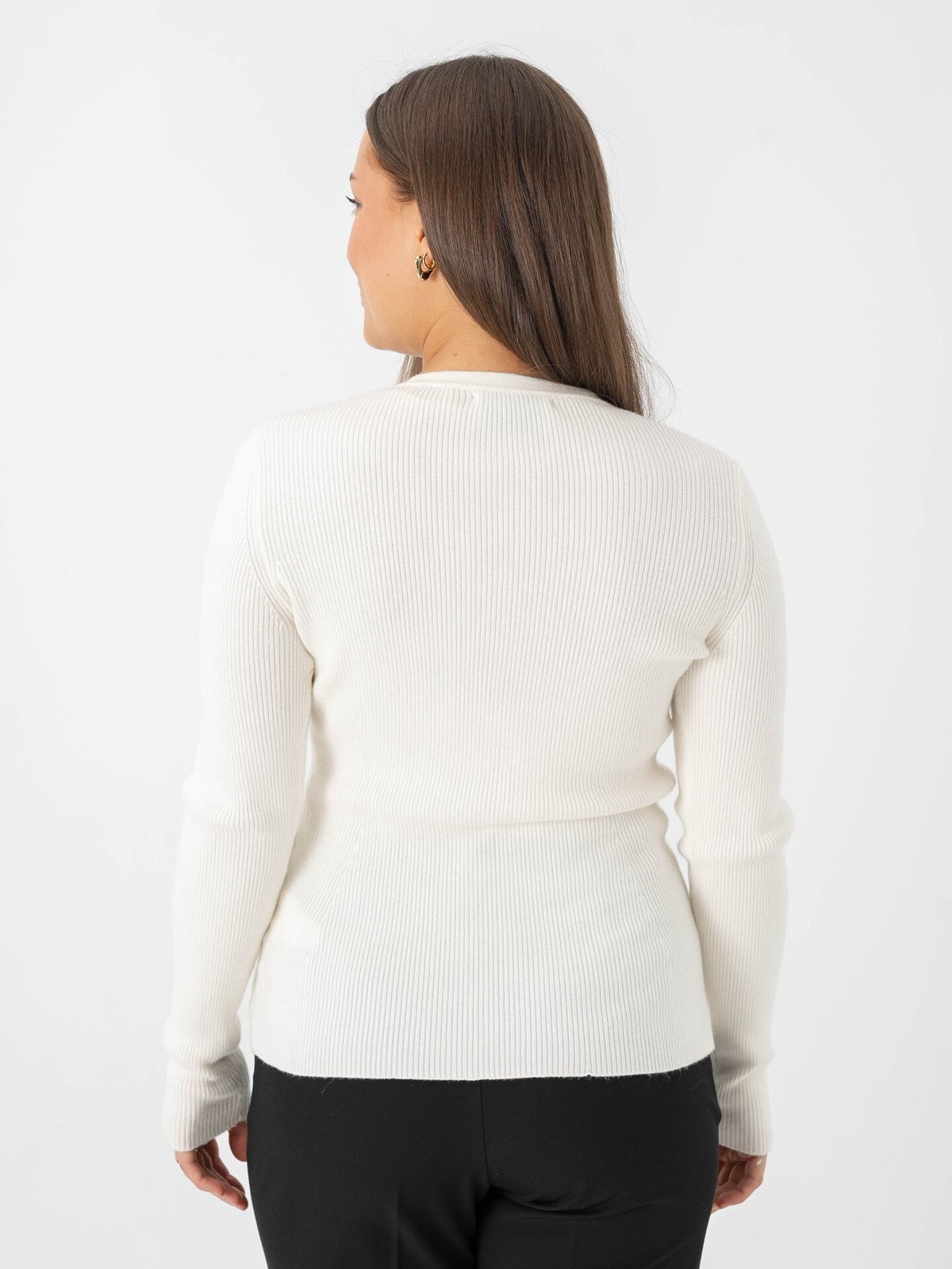 Vero Moda Aware Long Sleeve O-Neck Knit Cardigan Snow White