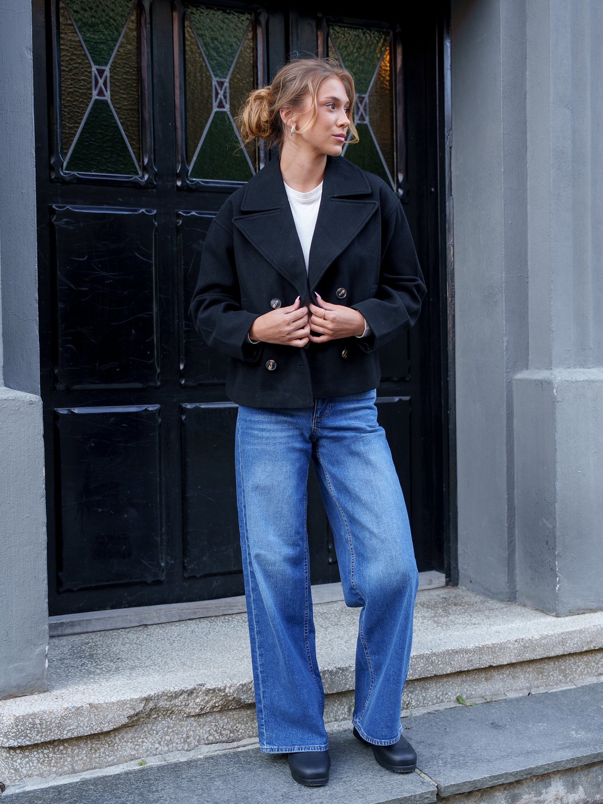 Vero Moda Vinceline Short Jacket Black
