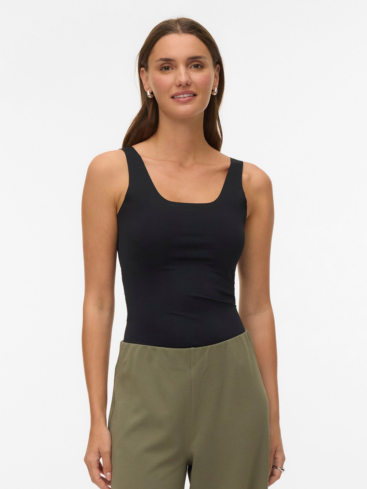 Vero Moda Ditte 2ND Skin Padded Top Black