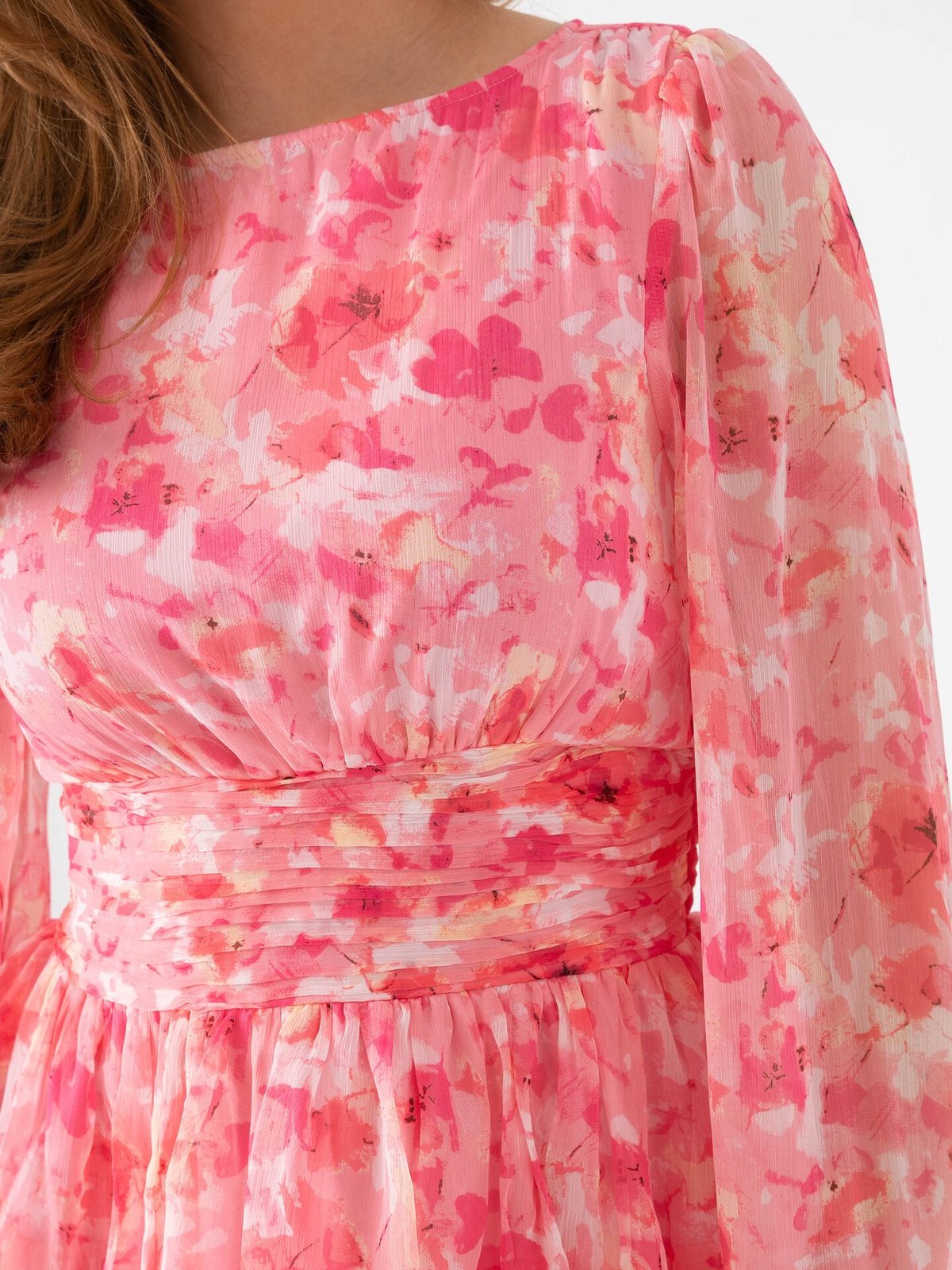 Vero Moda Smilla Long Sleeve Short Layer Dress Rose Shadow Sally