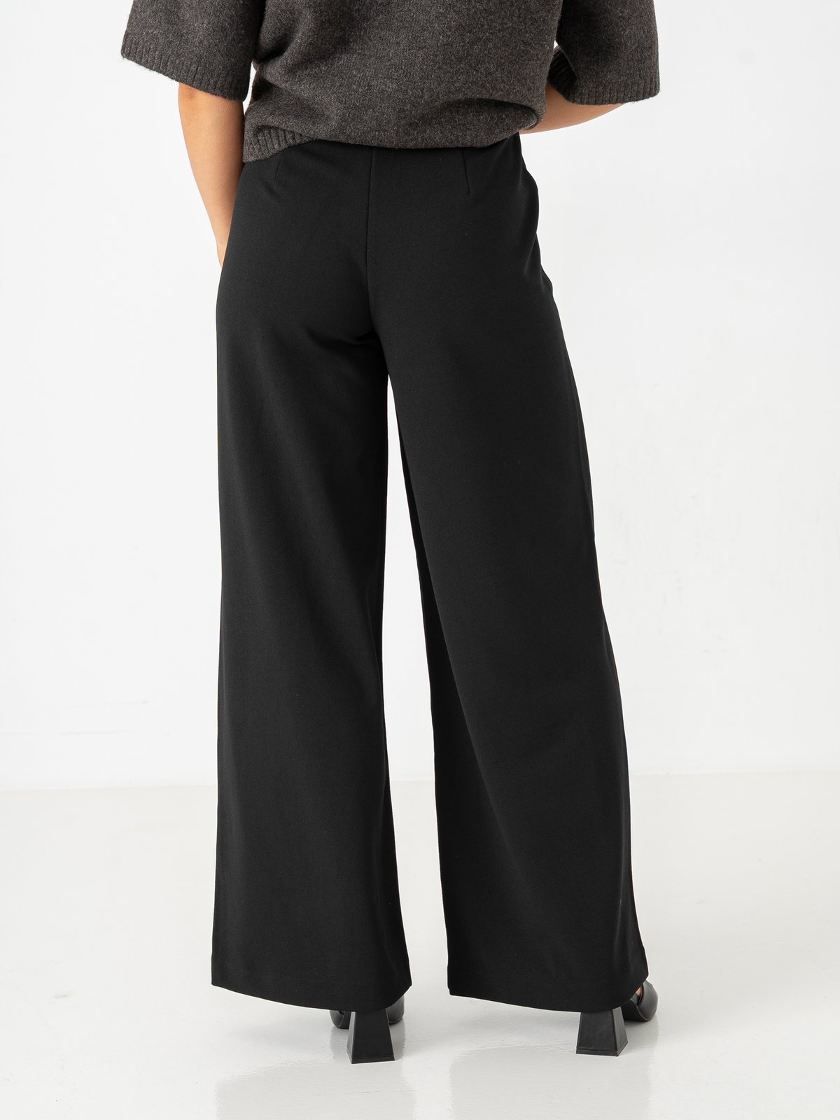 Vero Moda Zamira Midwaist Wide Pant Black