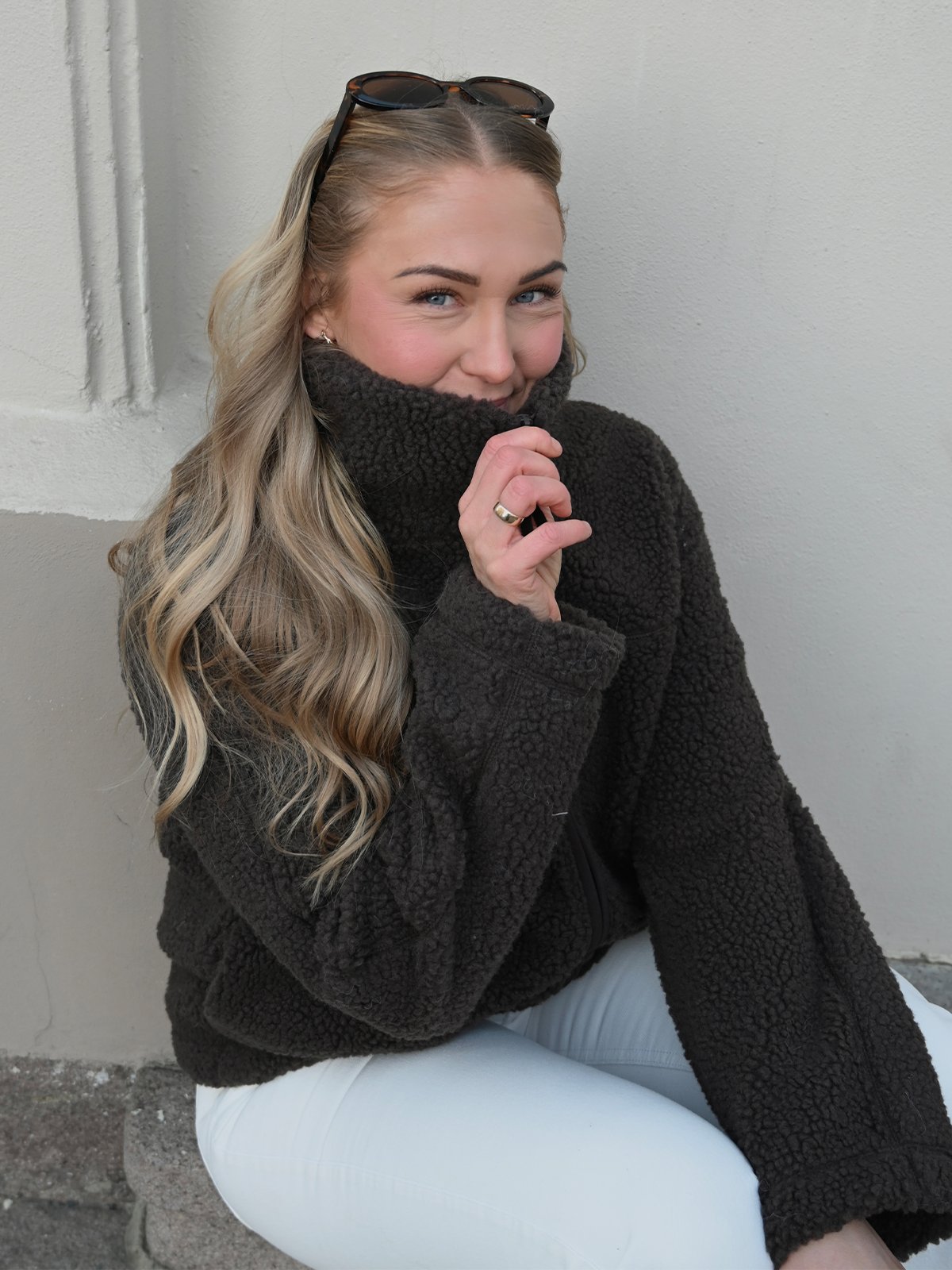 Vero Moda Karla Teddy Jacket Chocolate Torte