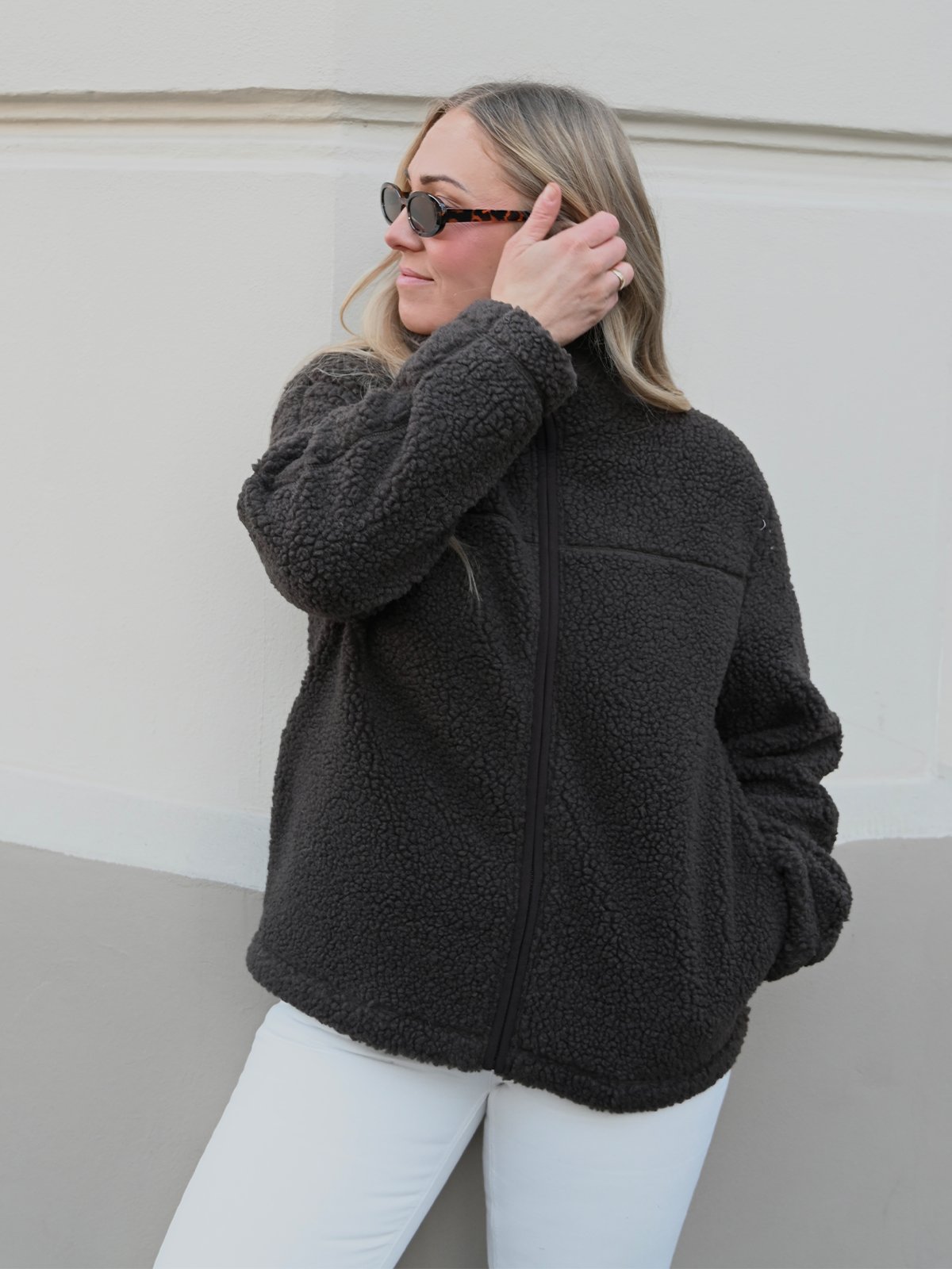 Vero Moda Karla Teddy Jacket Chocolate Torte