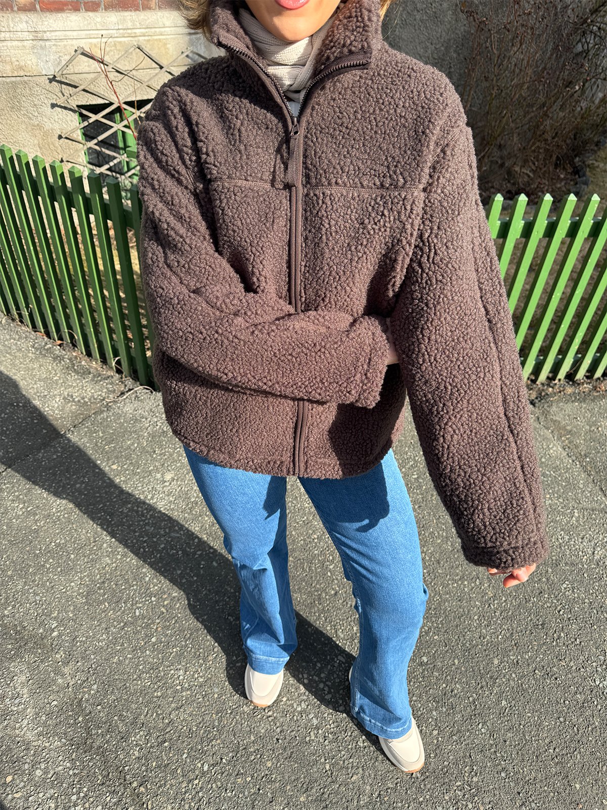 Vero Moda Karla Teddy Jacket Chocolate Torte