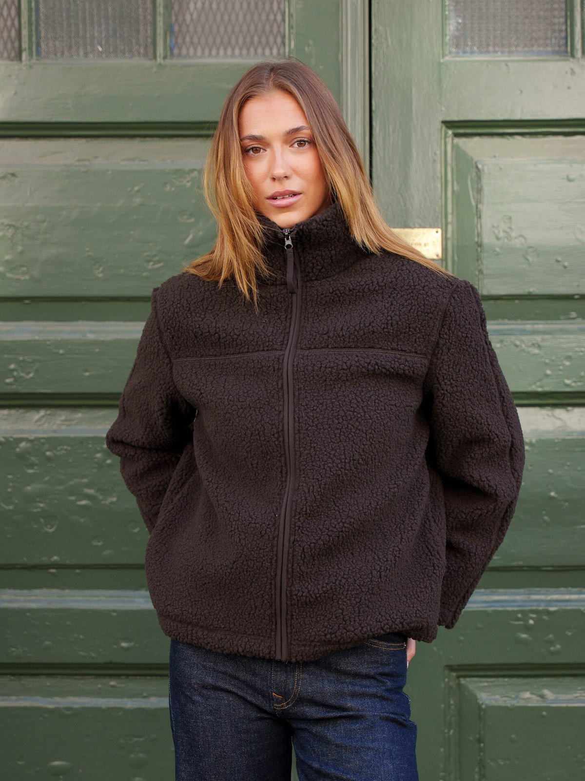 Vero Moda Karla Teddy Jacket Chocolate Torte
