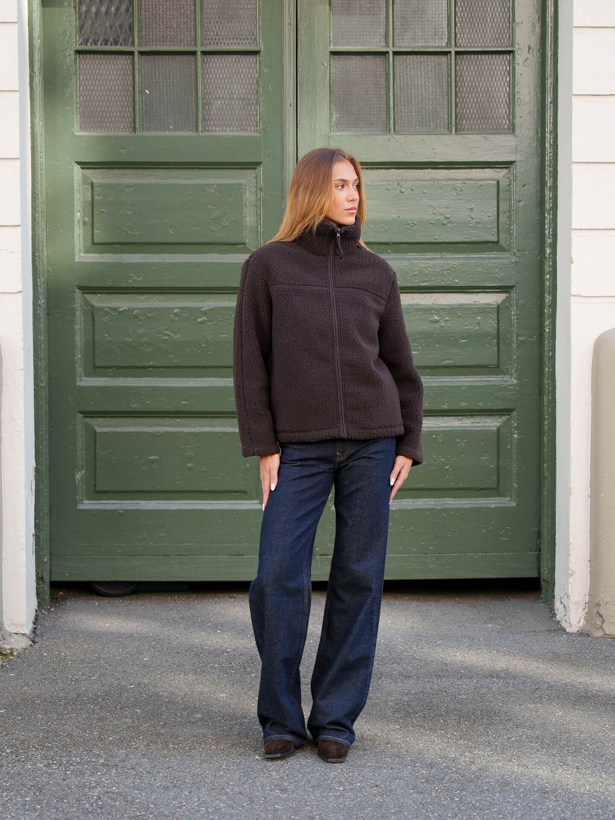 Vero Moda Karla Teddy Jacket Chocolate Torte