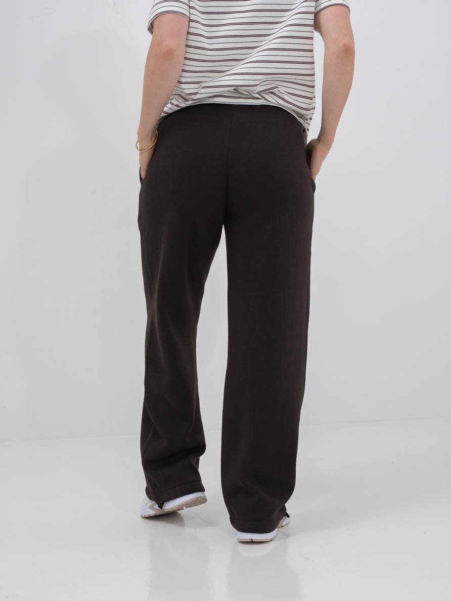 Vero Moda Teddy Mid Waist Wide Pants Chocolate Torte
