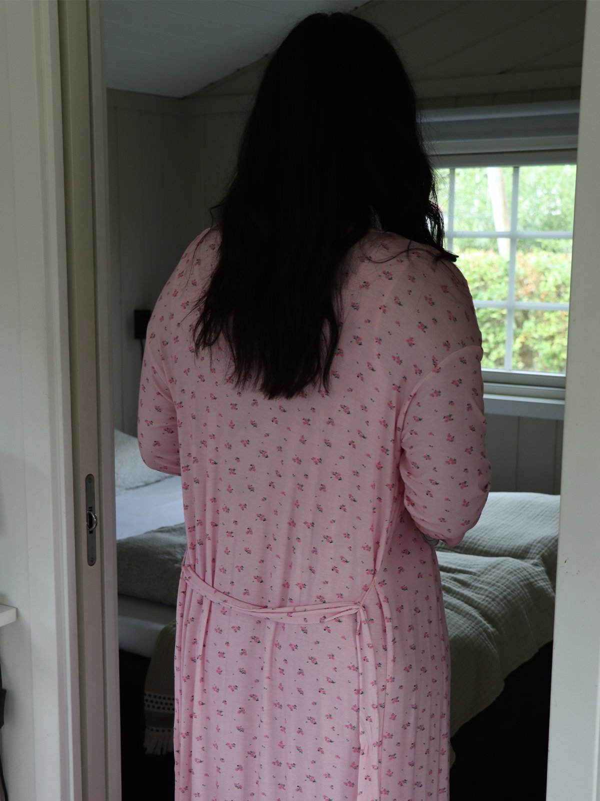 Vero Moda Esther Long Sleeve Belt Cardigan Pink-A-Boo W Ditte Flower
