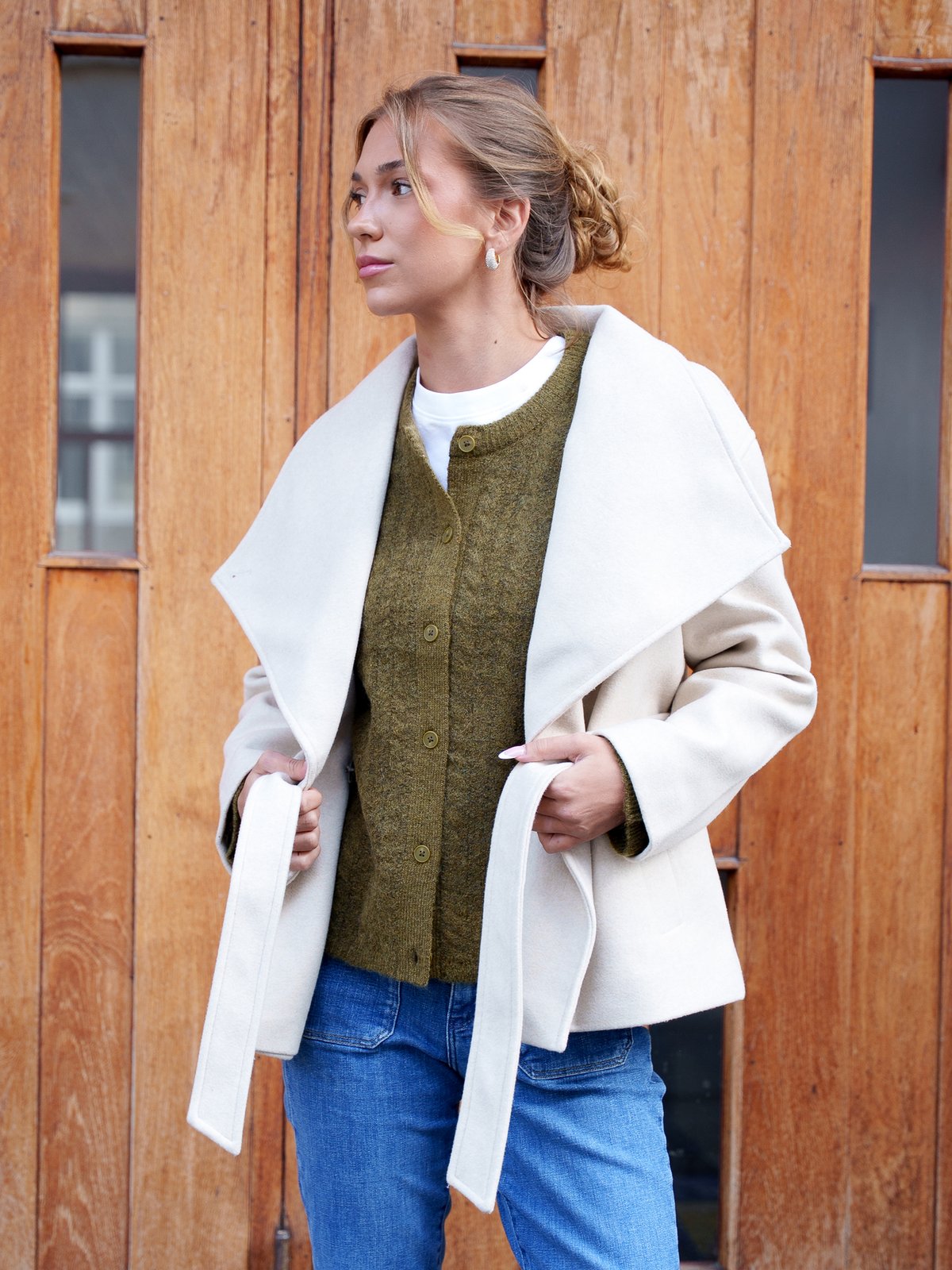 Vero Moda Vinceselmia Jacket Oatmeal