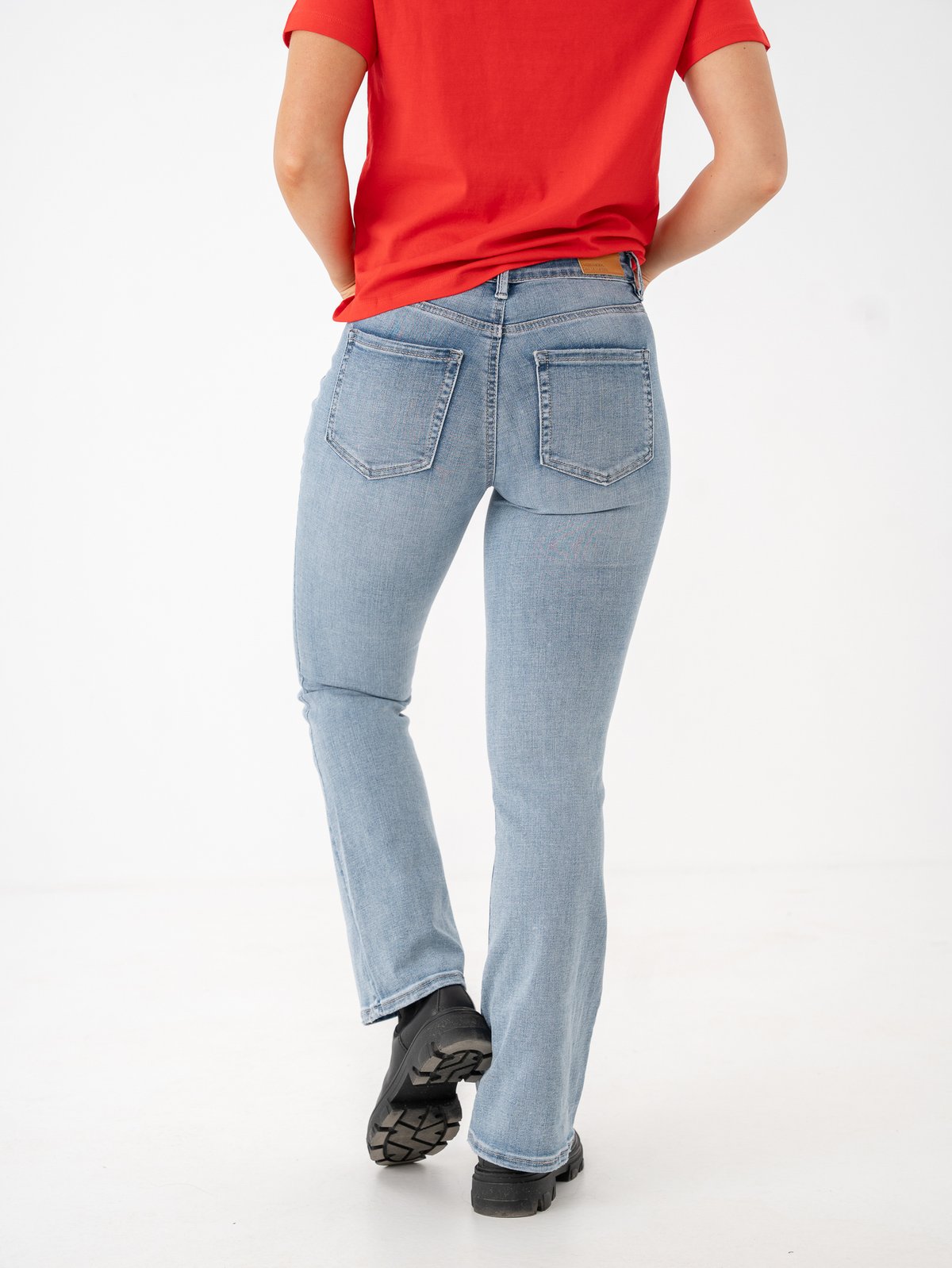 Vero Moda Flash Flared Jeans Light Blue Denim