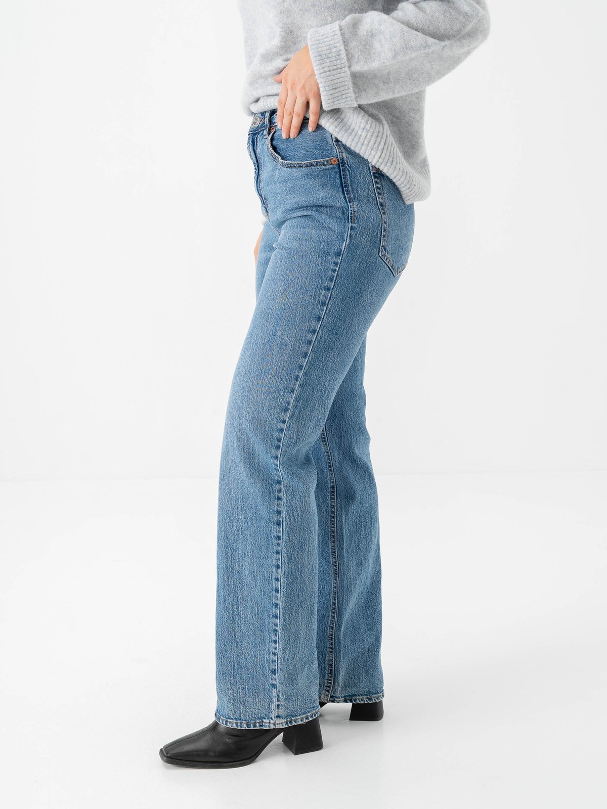 Vero Moda Tessa Straight Jeans Medium Blue Denim