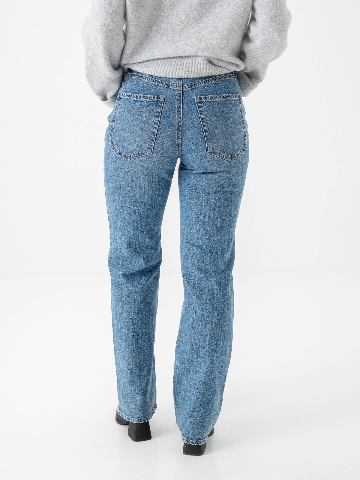 Vero Moda Tessa Straight Jeans Medium Blue Denim