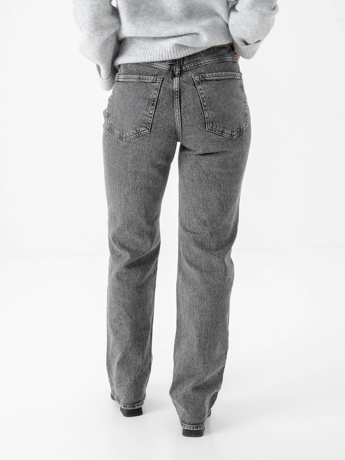 Vero Moda Tessa Straight Jeans Medium Grey Denim