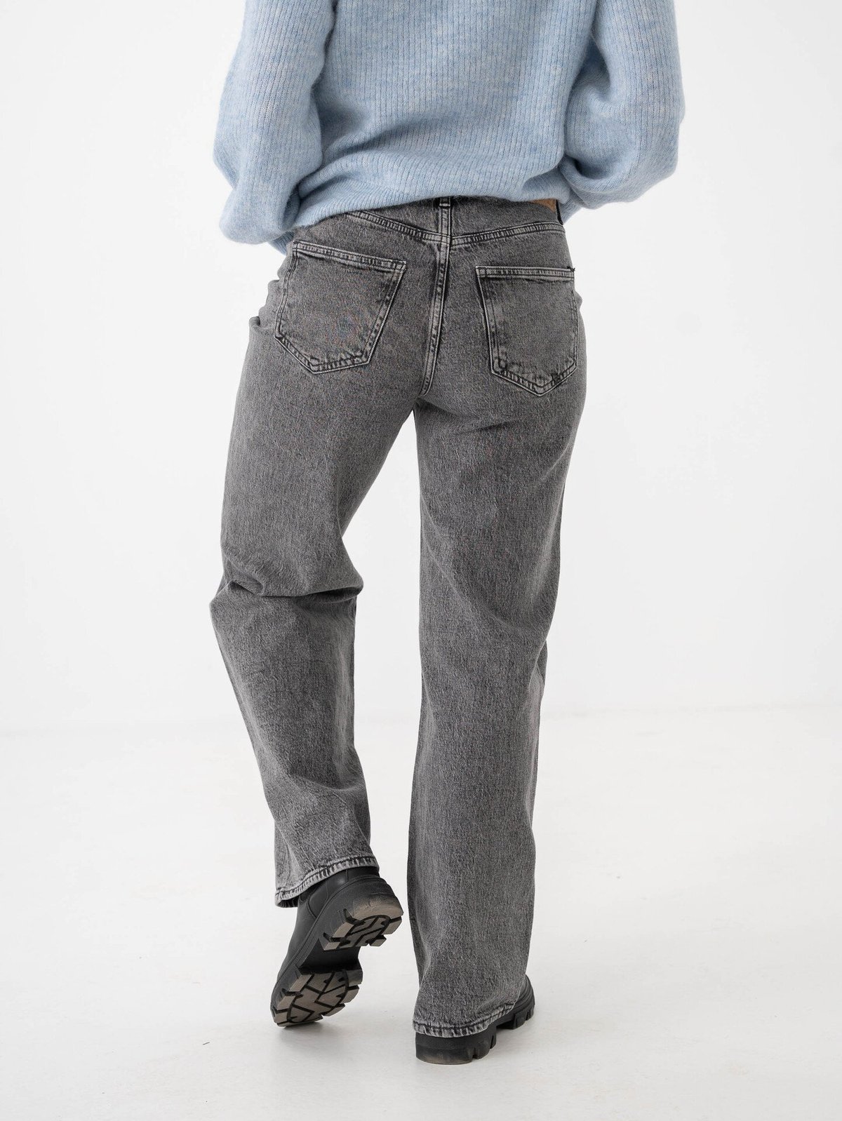 Vero Moda Tessa Wide Jeans Medium Grey Denim