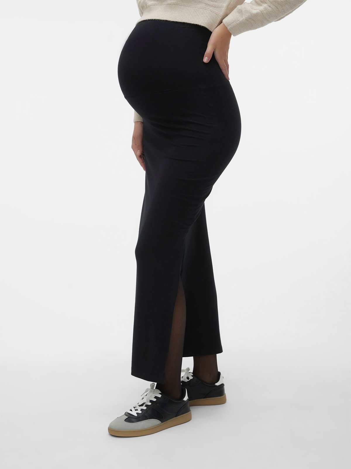 Vero Moda Maternity Emma Tube Maxi Skirt Black