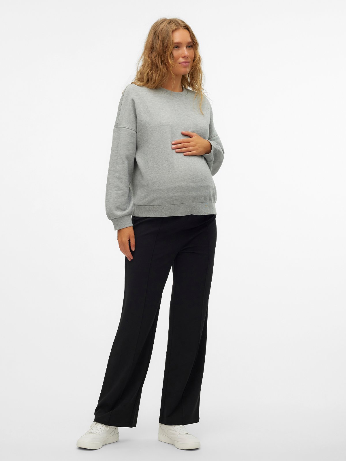 Vero Moda Maternity Becky High Waist Pull On Jersey Pant Black