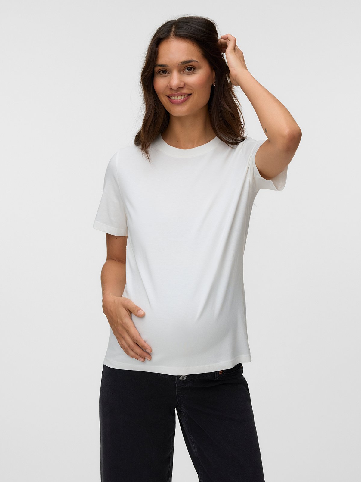 Vero Moda Maternity Paulina Short Sleeve T-Shirt 2-Pack Flerfarget