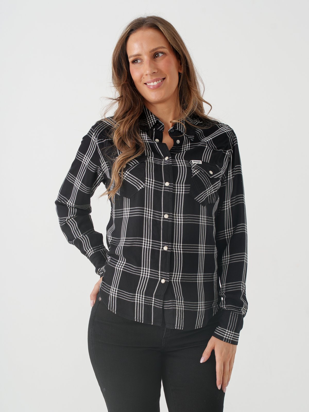 Wrangler Western Shirt Black