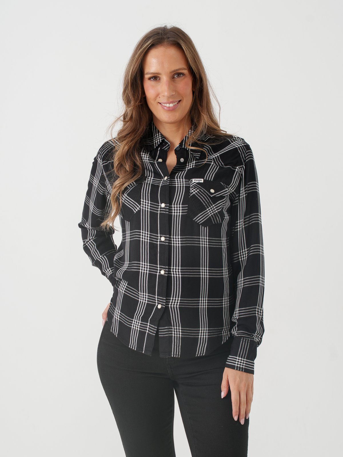 Wrangler Western Shirt Black