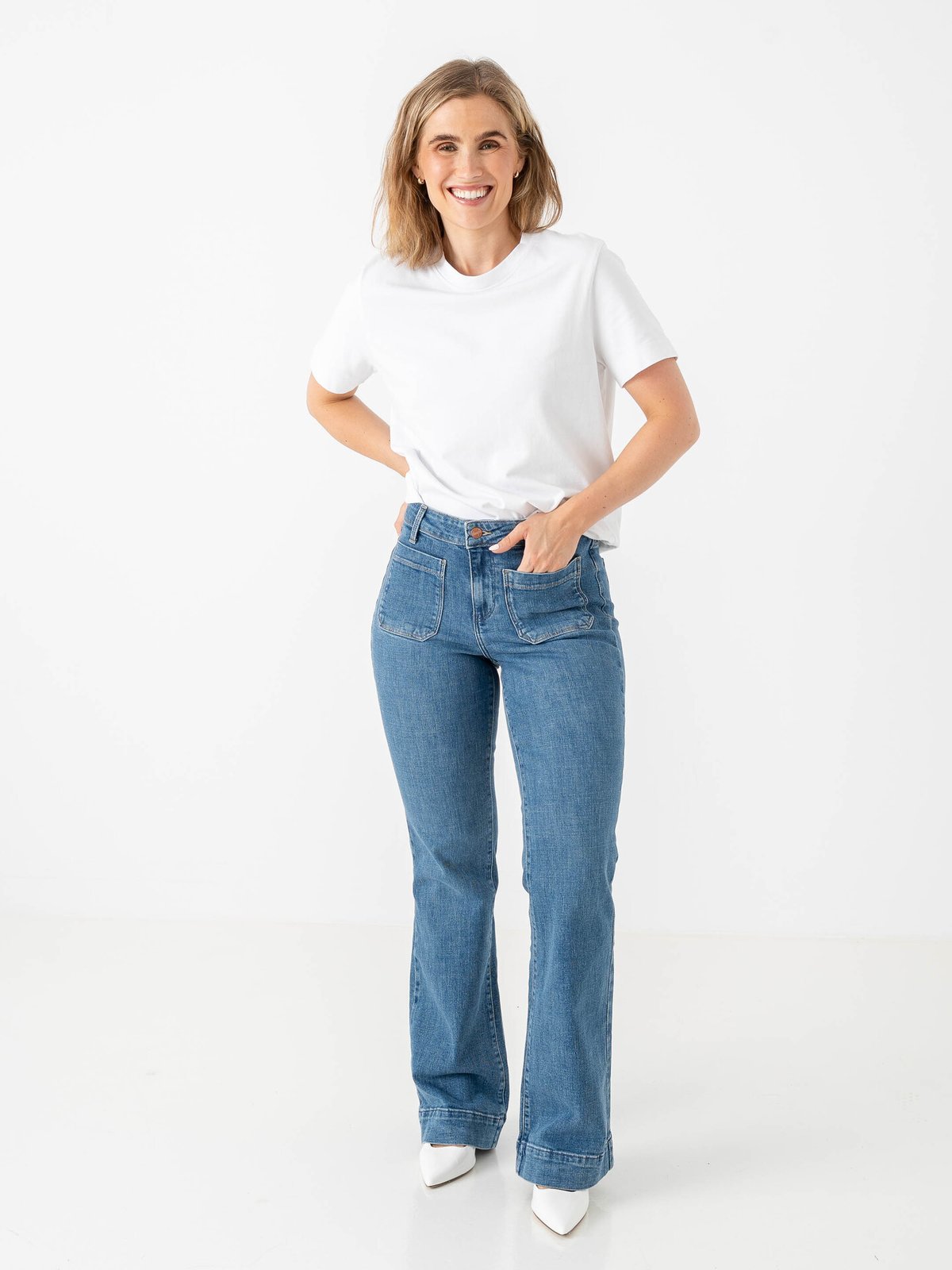 Wrangler Flare Indigo Rush