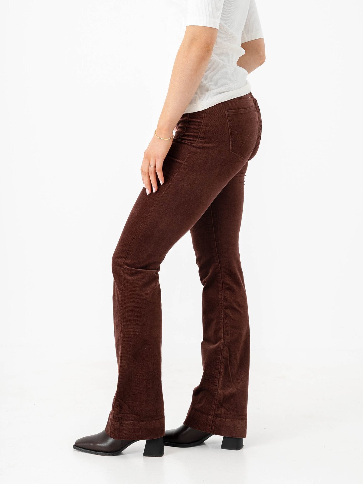 Wrangler Flare Velour Mahogany