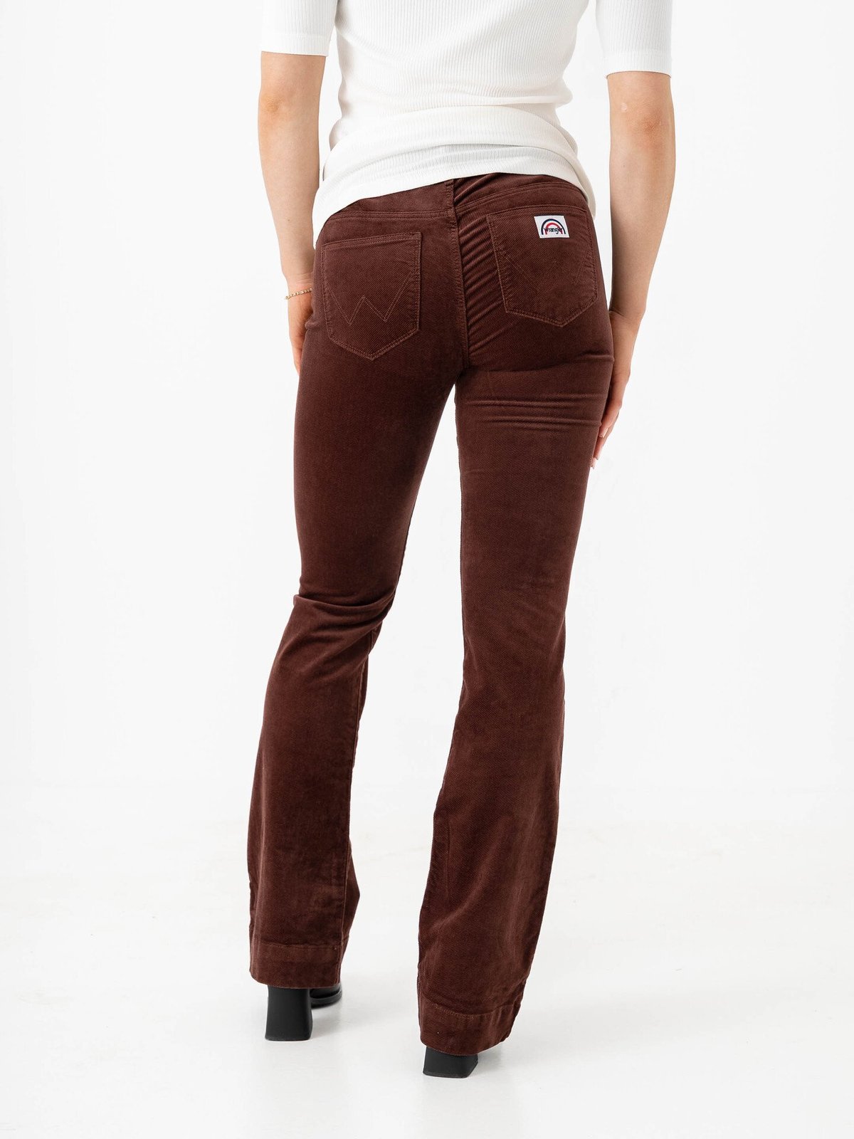 Wrangler Flare Velour Mahogany