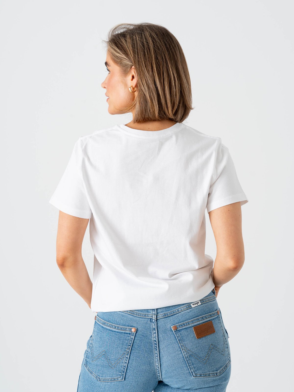 Wrangler Sign Off Tee White