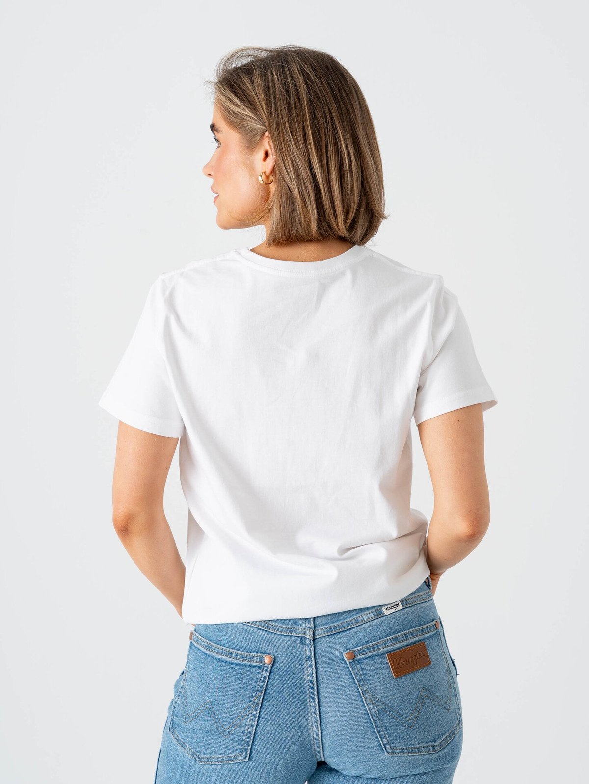 Wrangler Sign Off Tee White