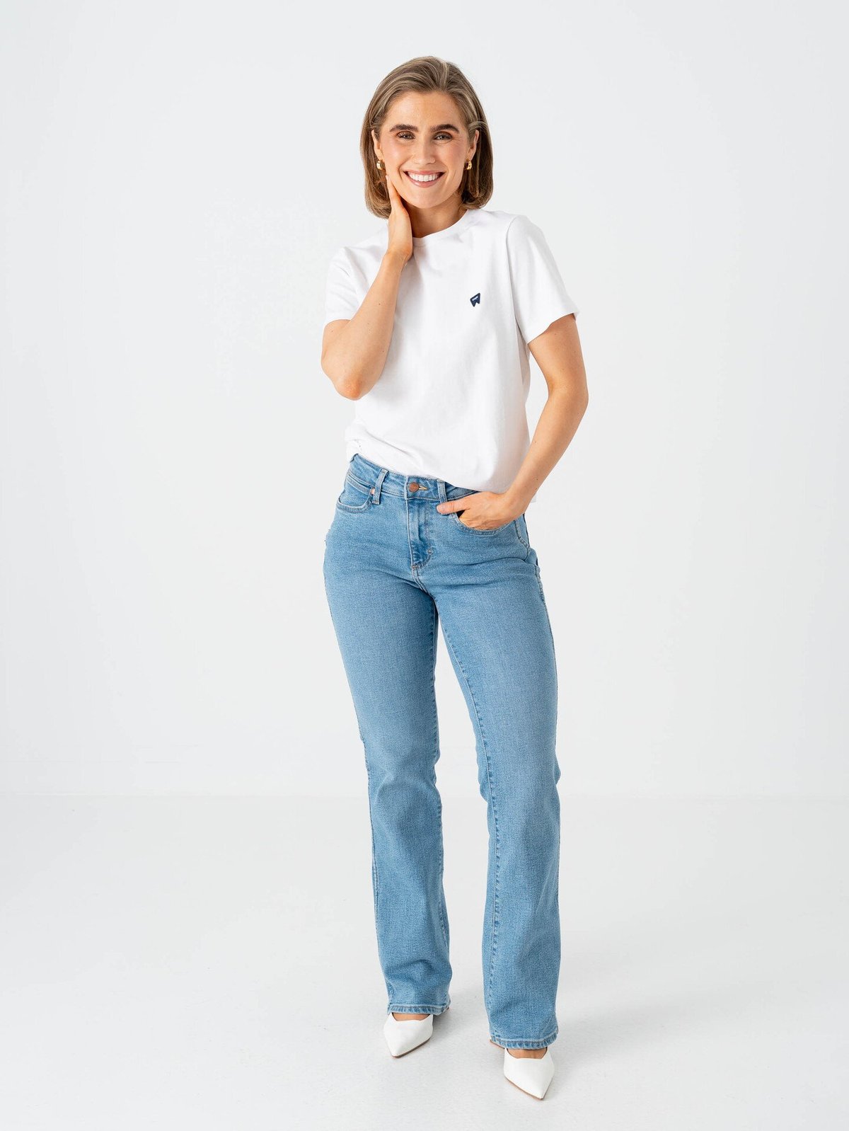 Wrangler Sign Off Tee White