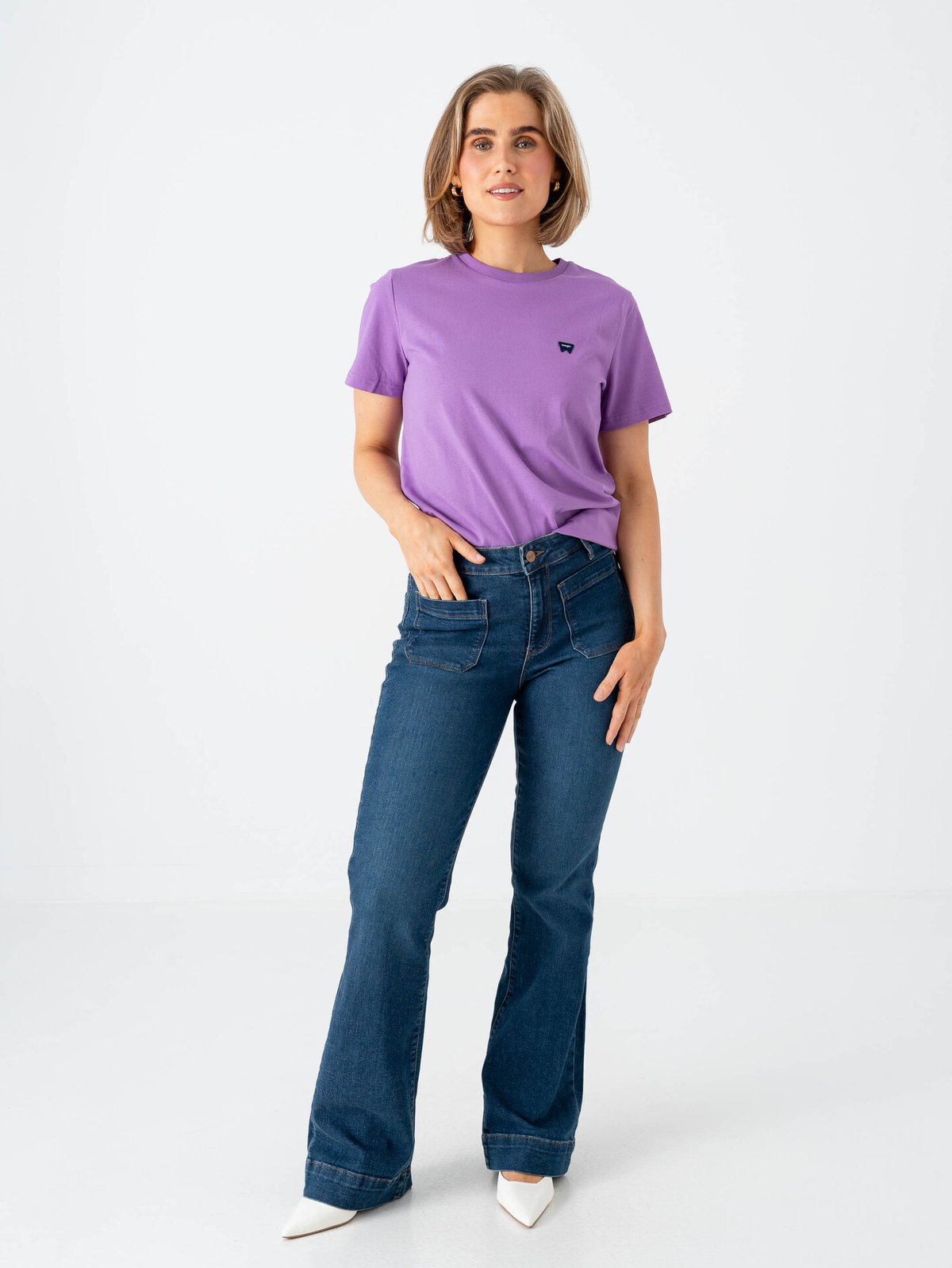 Wrangler Sign Off Tee Bellflower