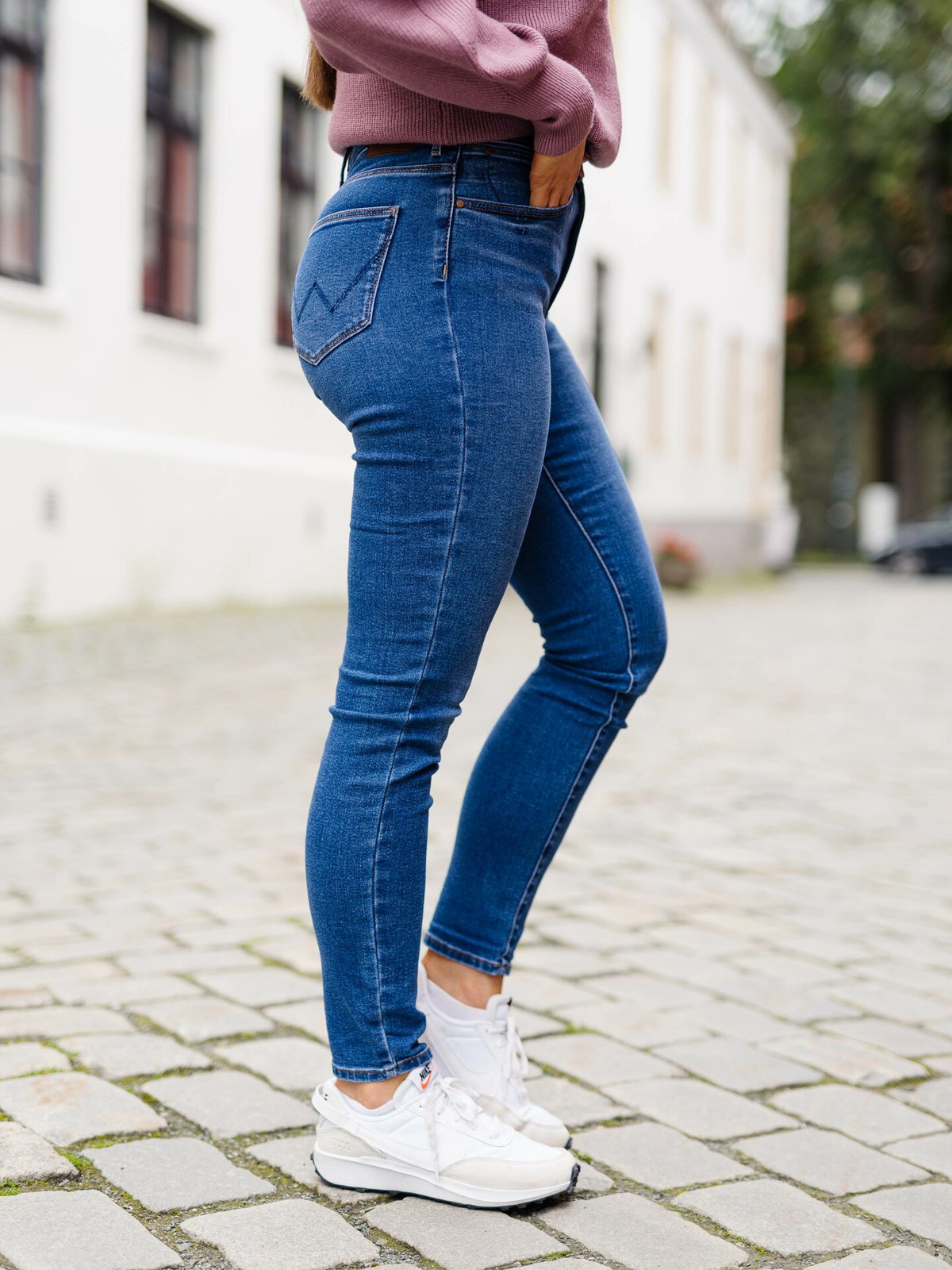 Wrangler High Rise Skinny Camellia