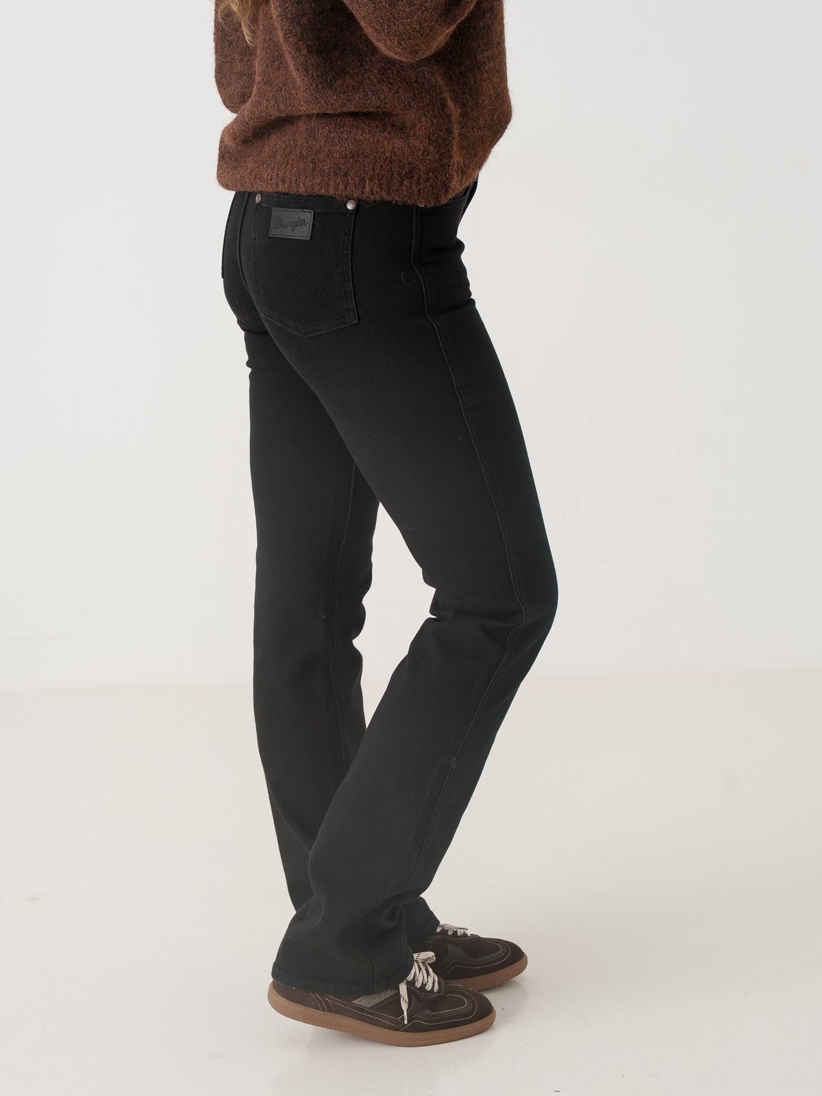 Wrangler Straight Retro Black Denim Retro Black