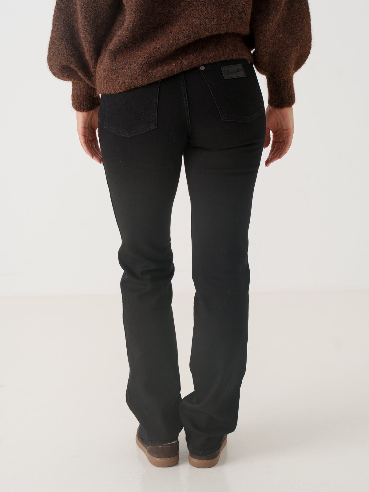 Wrangler Straight Retro Black Denim Retro Black