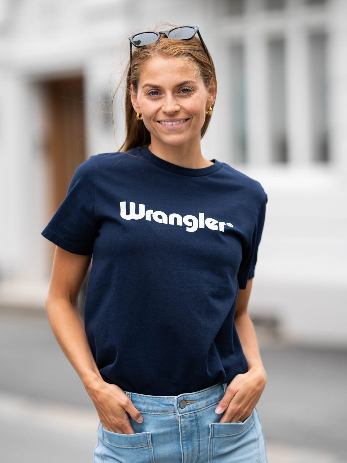 Wrangler Regular Tee Navy