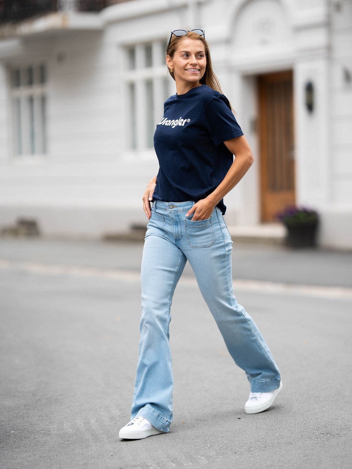 Wrangler Regular Tee Navy