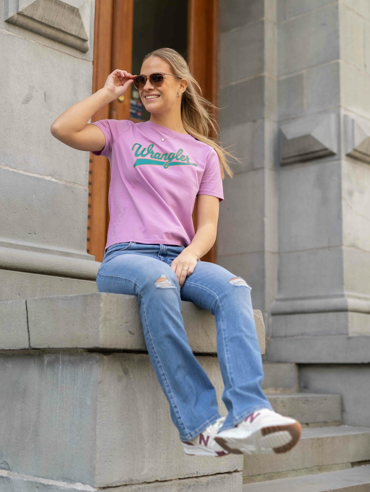 Wrangler Regular Tee Smokey Grape