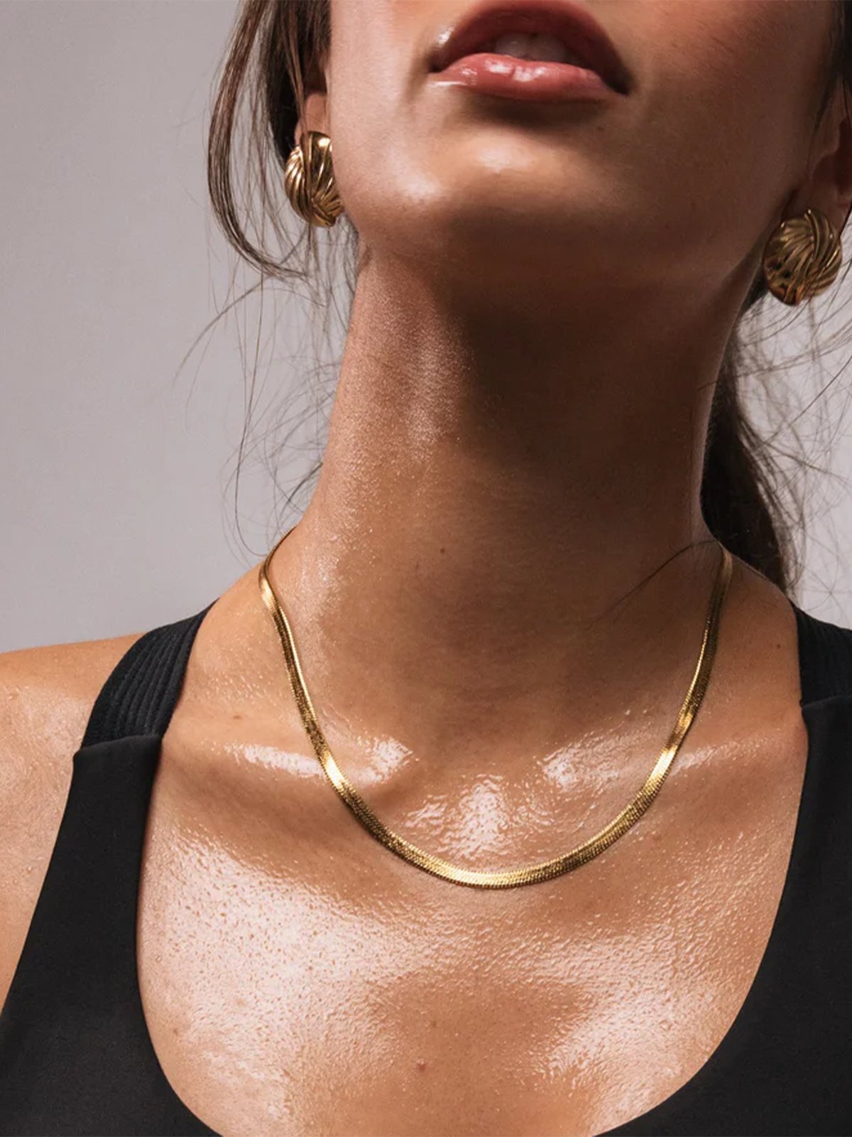 Who Is She Bone Chain Gold Gold
