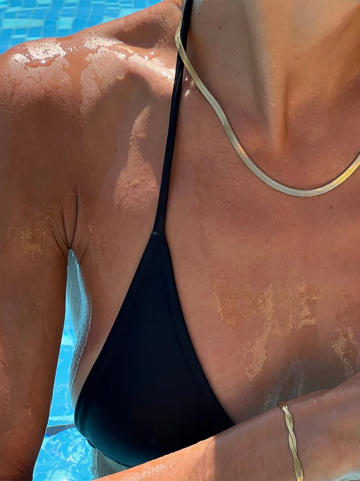 Who Is She Bone Chain Gold Gold