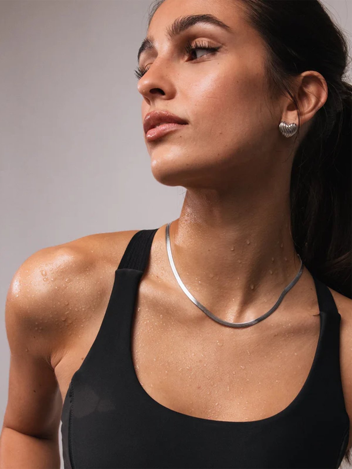 Who Is She Bone Chain Silver Silver