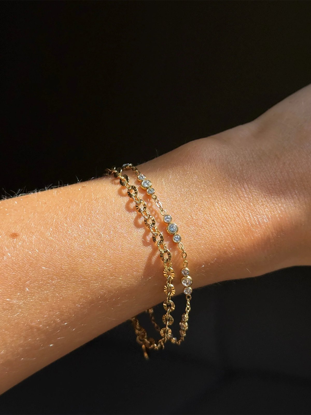 Who Is She Sprinkle Bracelet Gold