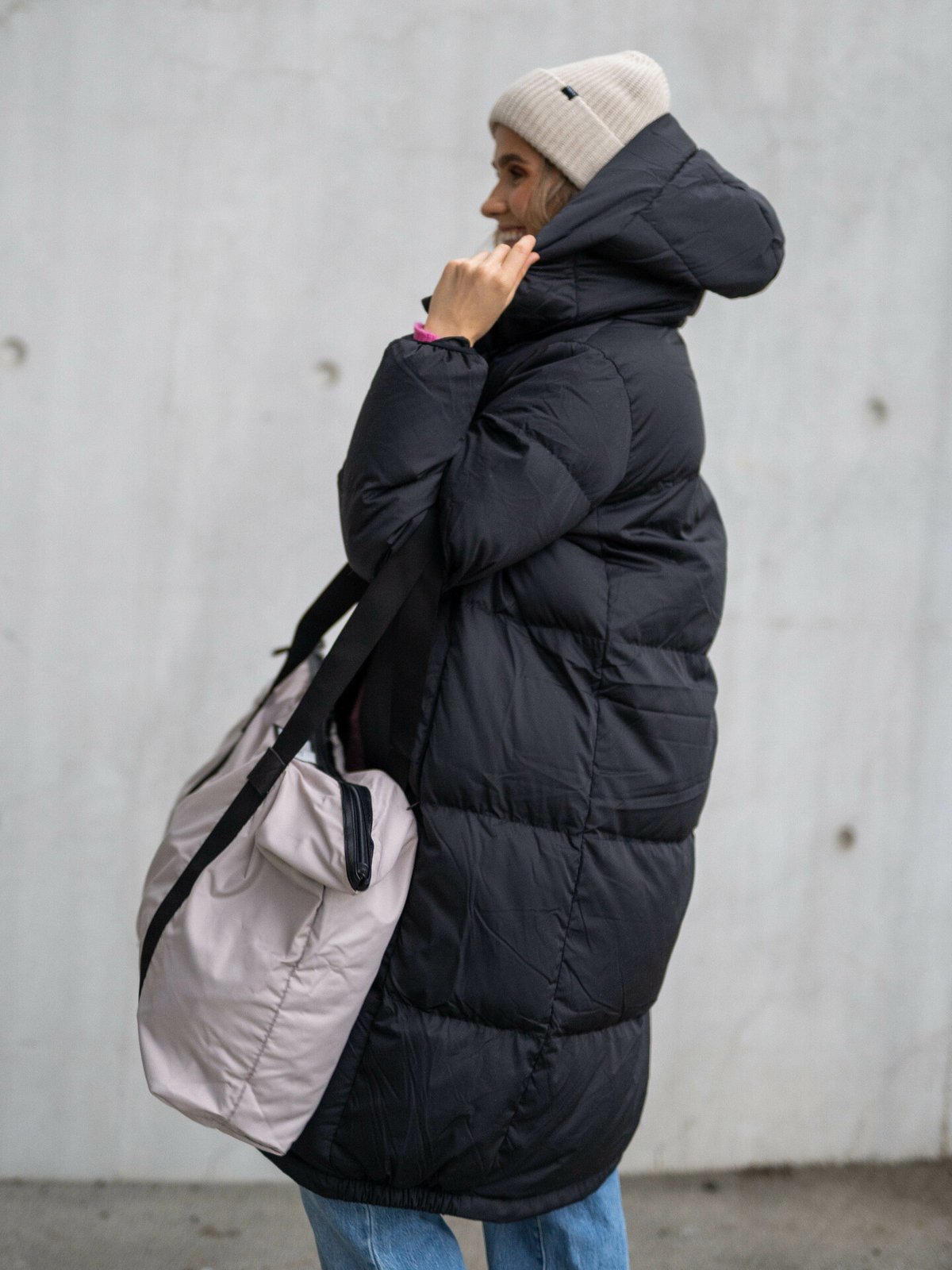 Y.A.S Millys Down Jacket Black
