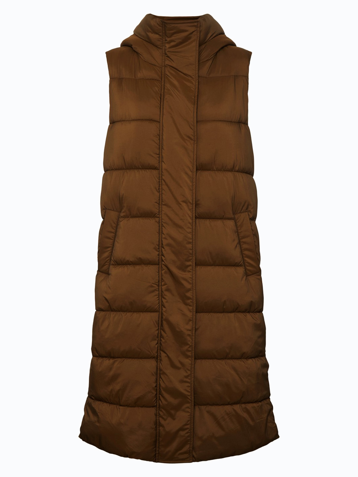 Y.A.S Lira Padded Vest Teak