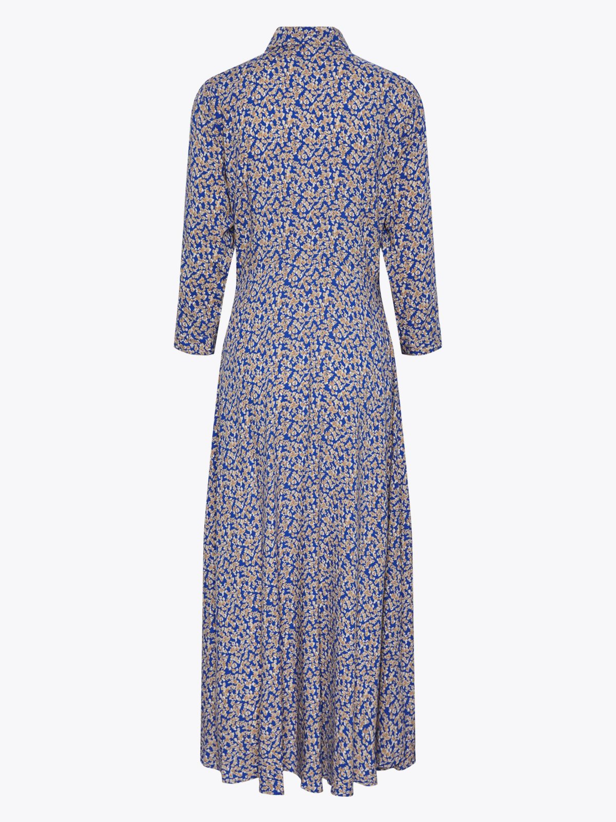 Y.A.S Savanna Long Shirt Dress Bluing Disty Flower