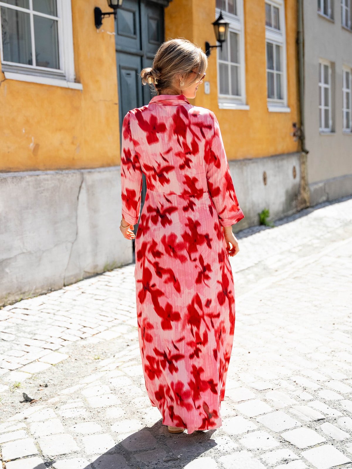 Y.A.S Savanna Long Shirt Dress Moonlite Mauve Cammy
