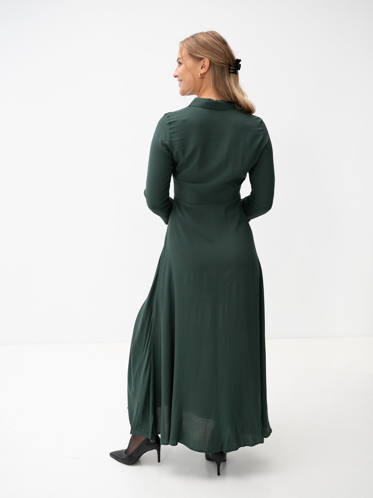 Y.A.S Savanna Long Shirt Dress Sycamore