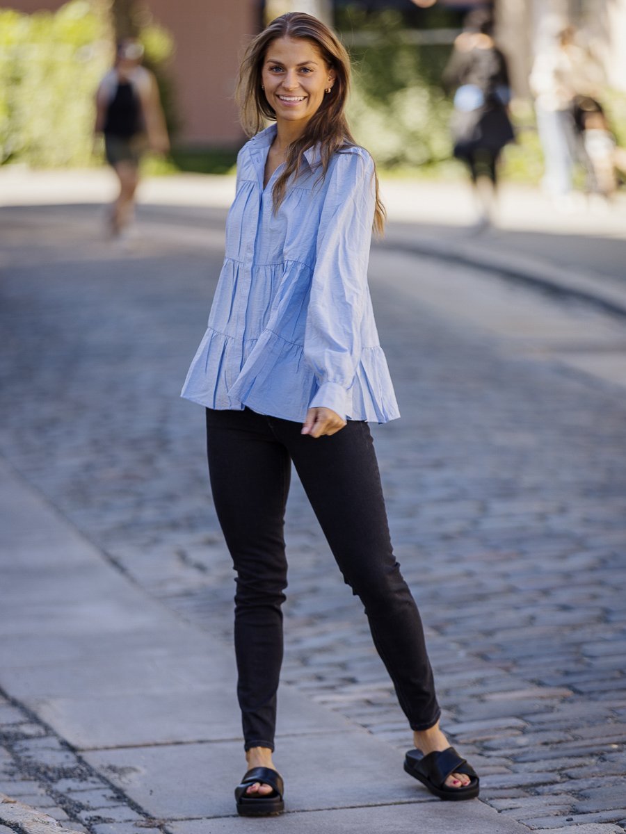 Y.A.S Pala Long Sleeve Shirt Kentucky Blue