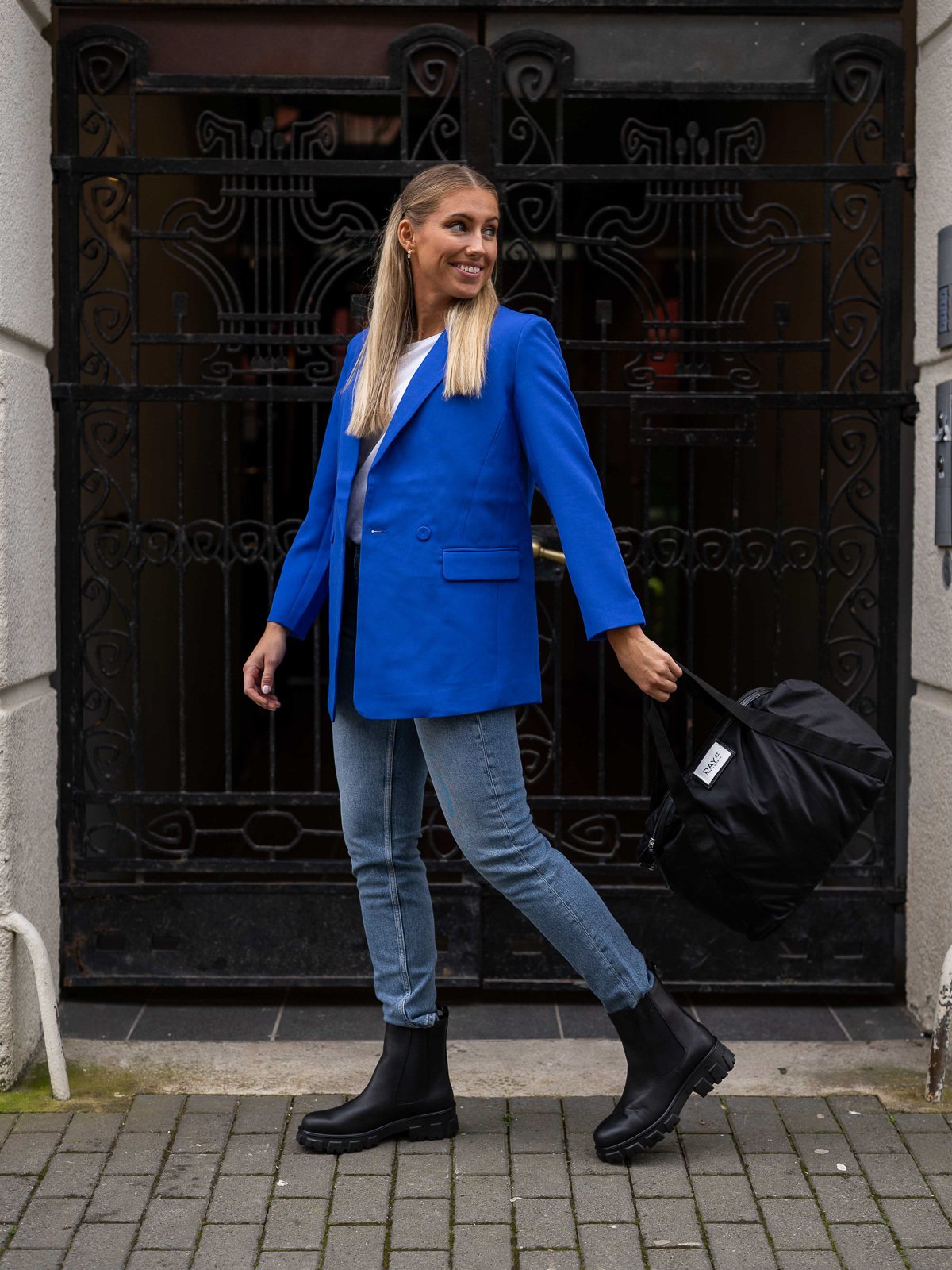 Y.A.S Jella 7/8 Blazer Dazzling Blue