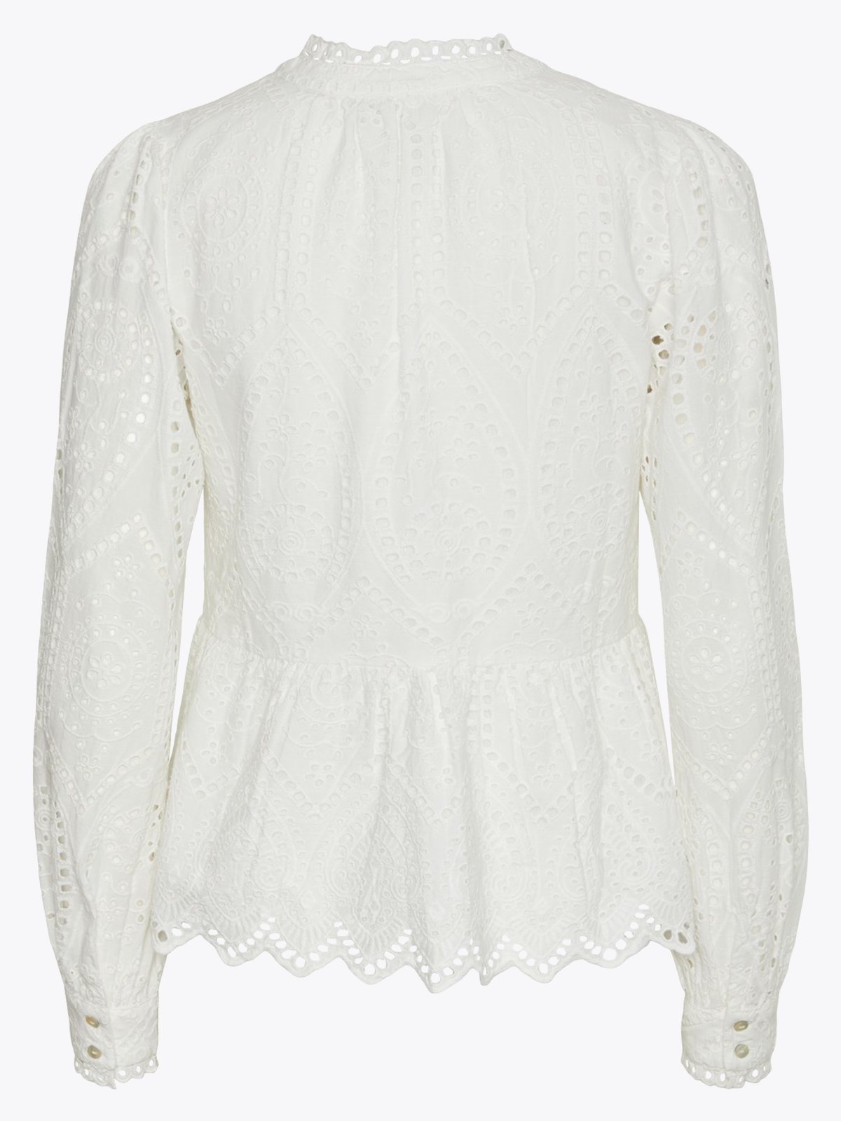 Y.A.S Holi Long Sleeve Top Star White